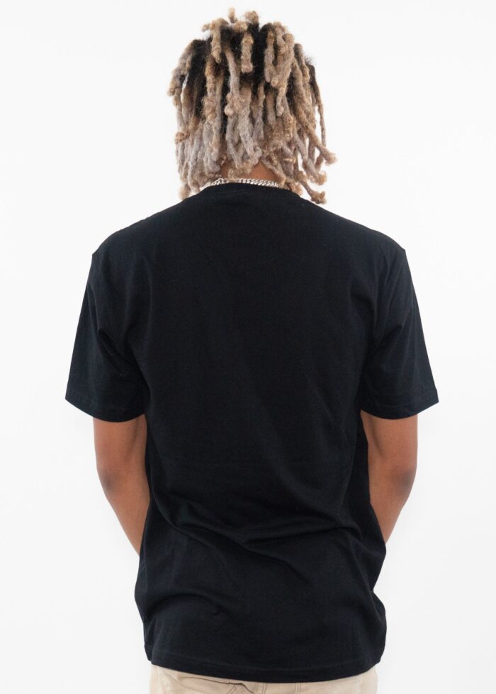 Black 100% Polyester T-Shirt - Image 3