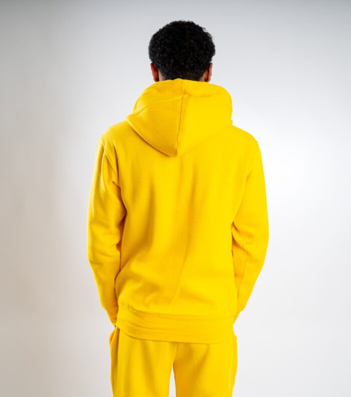 Yellow Heavy Blend Fleece SweatSuit - Image 3
