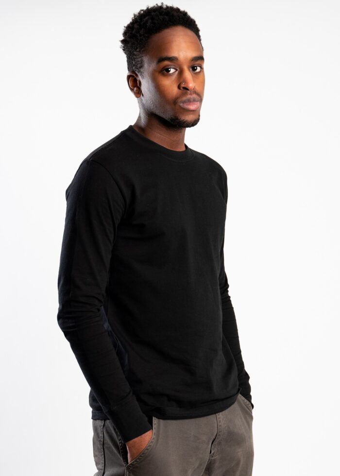 Black Long Sleeve T-Shirts - Image 4
