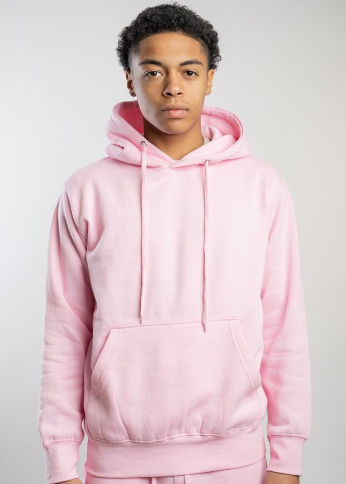 Light Pink Heavy Blend Fleece Hooded SweatShirt