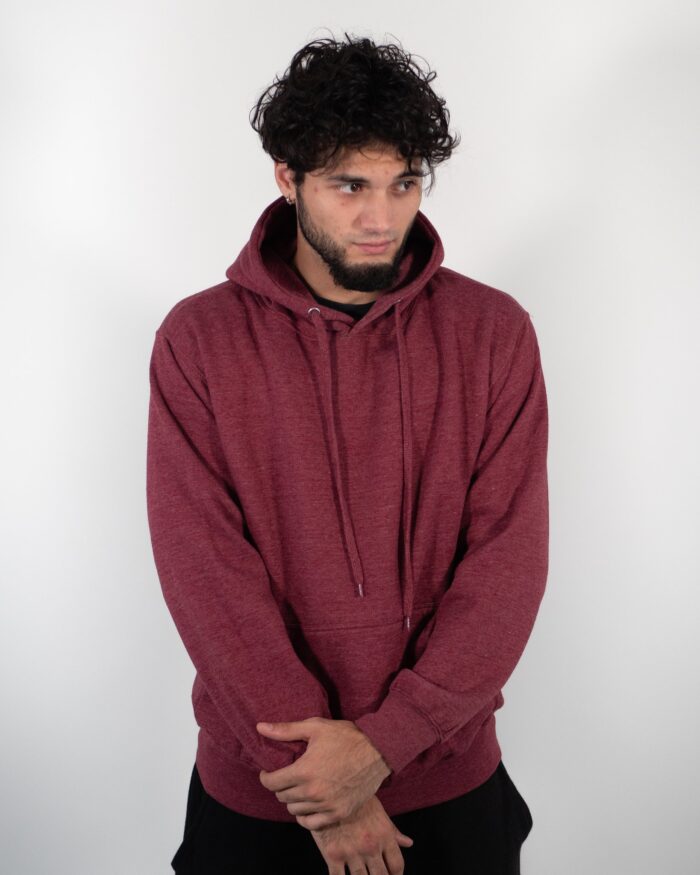 Maroon Heavy Blend Fleece Hooded SweatShirt