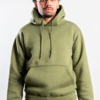 Olive Green Heavy Blend Fleece Hooded SweatShirt