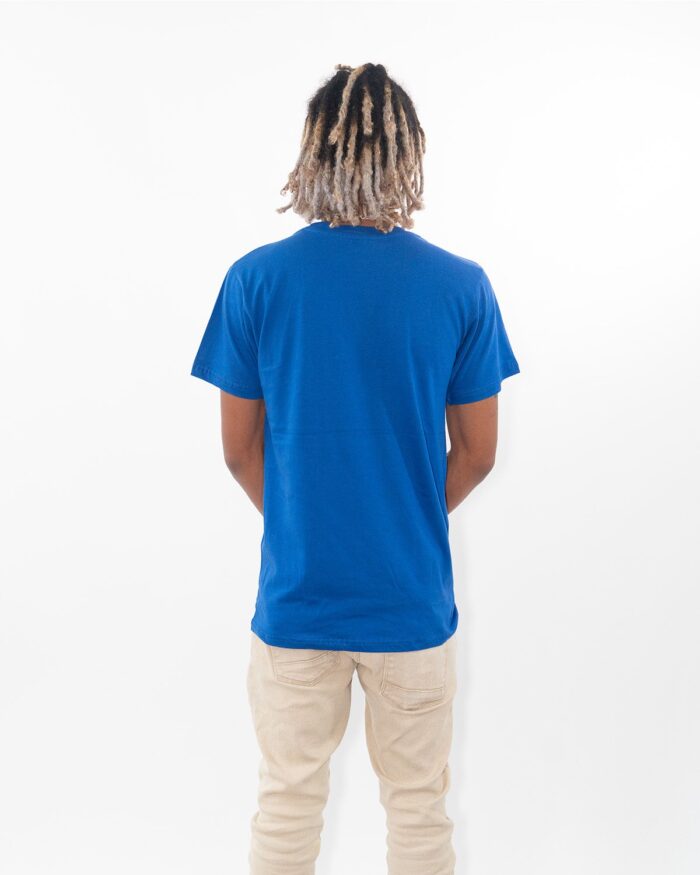 Royal Blue 100% Polyester T-Shirt - Image 2