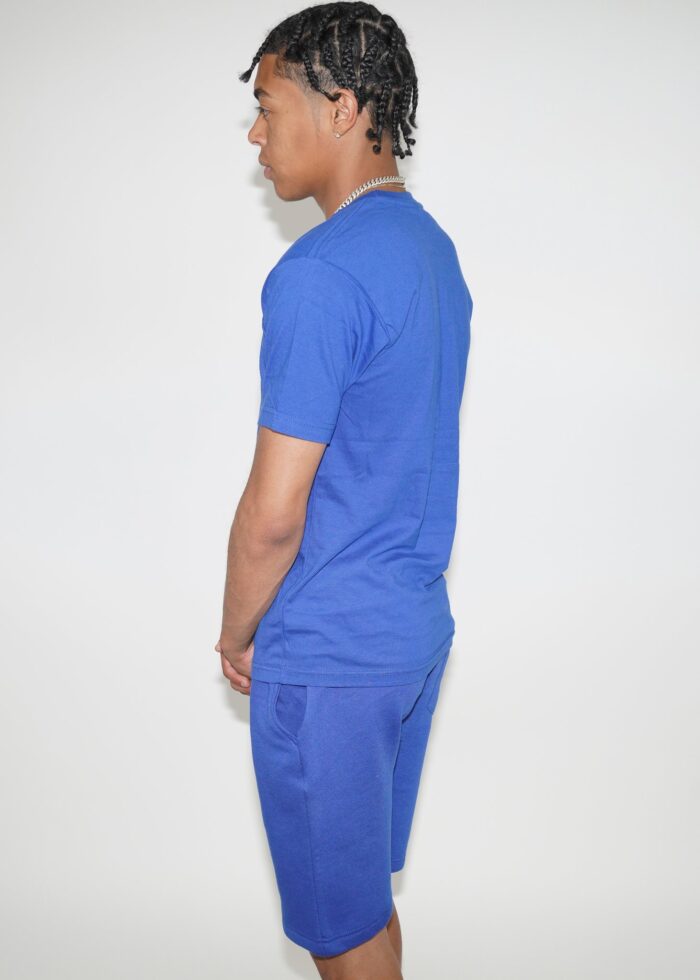 Royal Blue T-Shirt and Short Set - Image 2