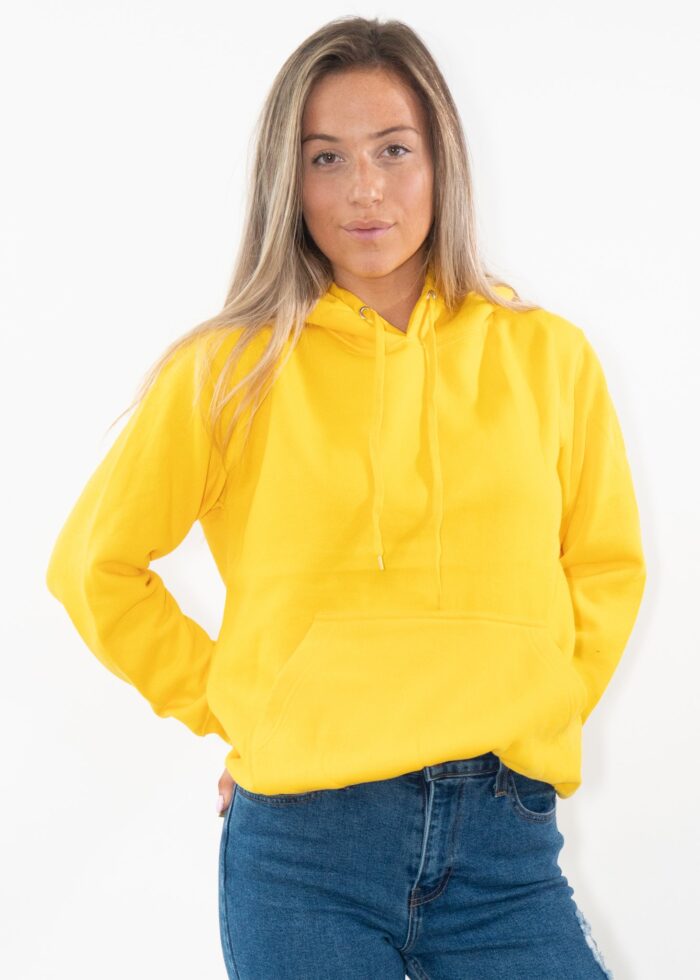 Yellow Heavy Blend Fleece Hooded SweatShirt