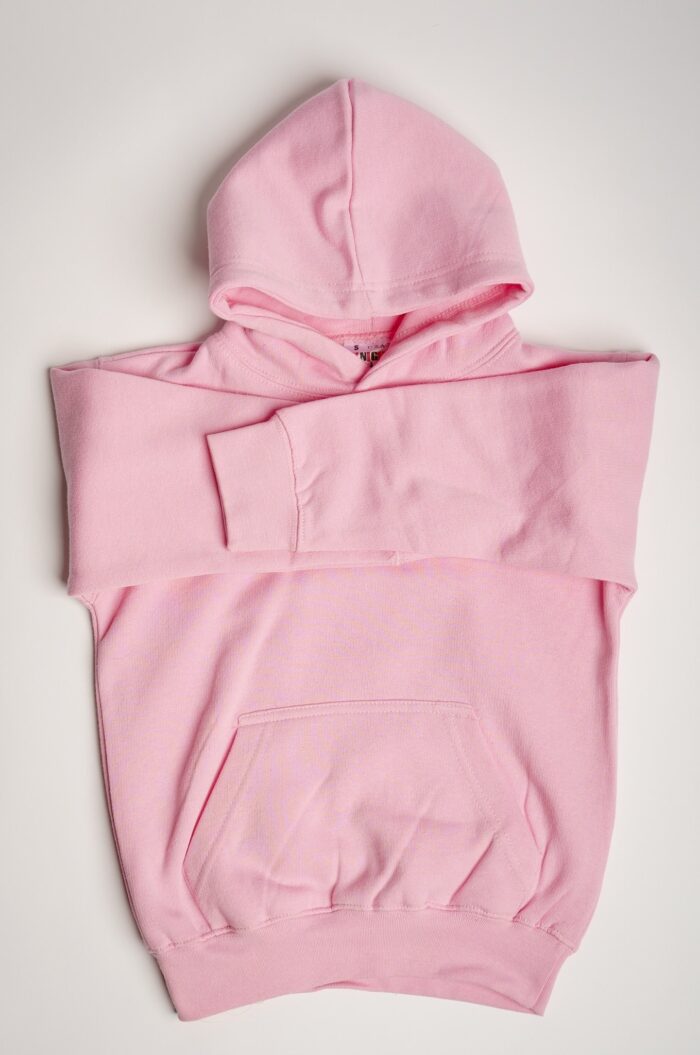 Light Pink Heavy Blend Fleece Kids SweatShirt