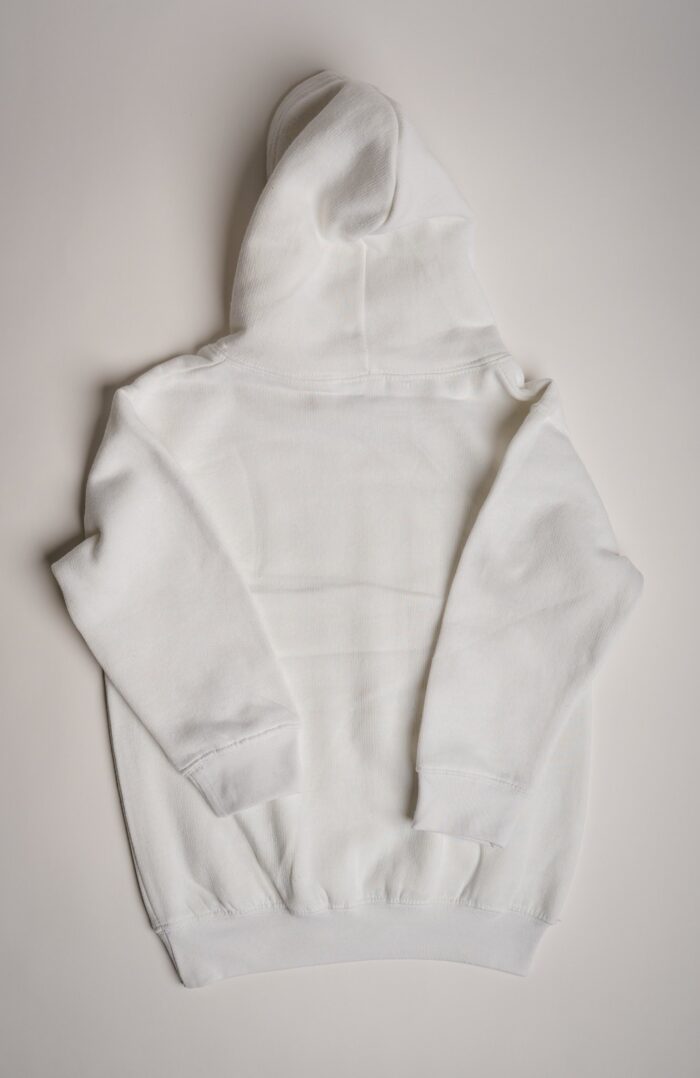 White Heavy Blend Kids SweatShirt - Image 2