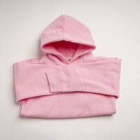 Light Pink Heavy Blend Fleece Kids SweatShirt - Image 4