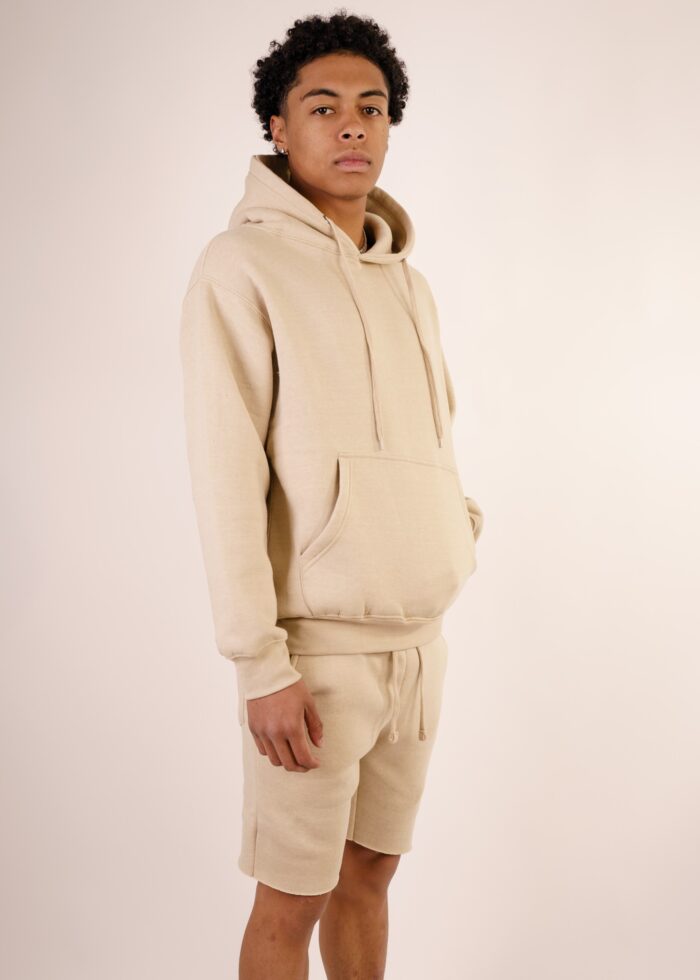 Sand Raw Edge Short Set - Image 2