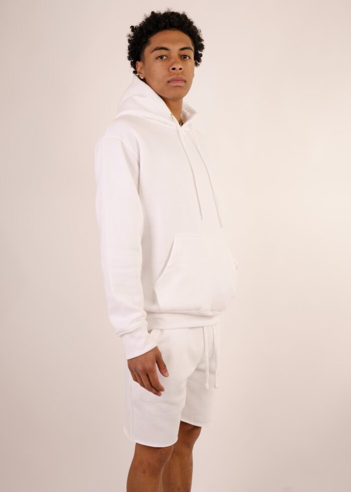 White Raw Edge Short Set - Image 4