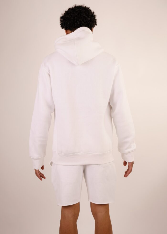 White Raw Edge Short Set - Image 3