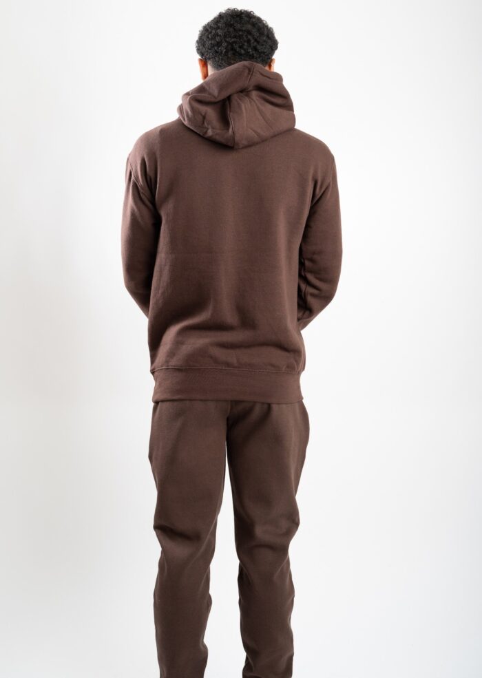 Brown Heavy Blend Fleece SweatPant - Image 2