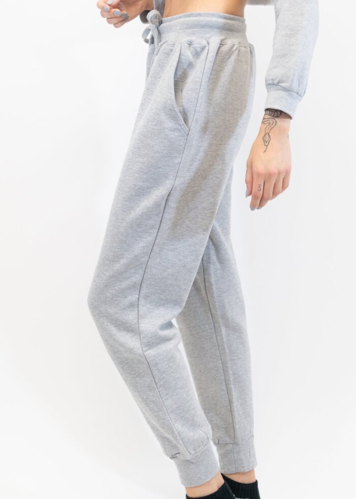 Gray Heavy Blend Fleece SweatPant - Image 2