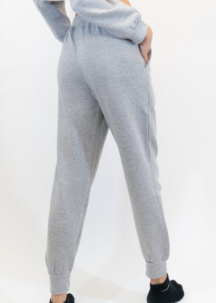 Gray Heavy Blend Fleece SweatPant - Image 3