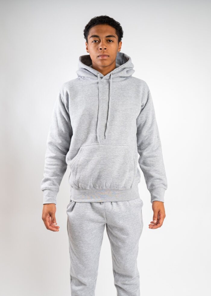 Gray Heavy Blend Fleece Sweatsuit