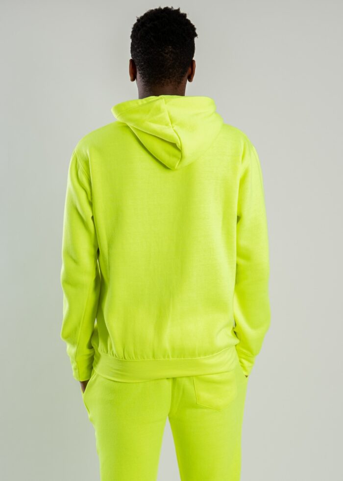 Neon Lime Fleece SweatSuit - Image 3