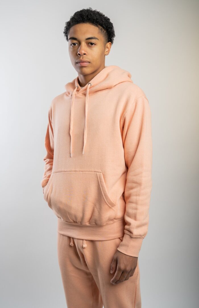 Peach Heavy Blend Fleece Sweatsuit - Image 2