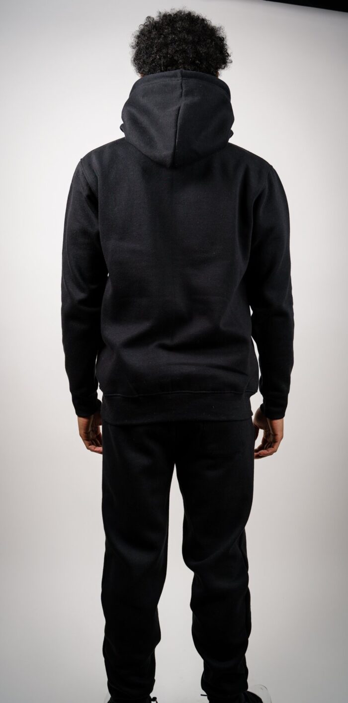 Black Tight Fleece SweatSuit - Image 3
