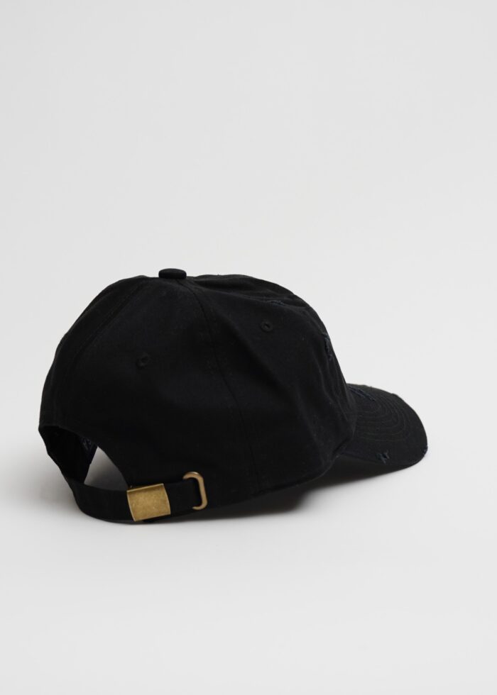 Black Vintage  Hat - Image 3