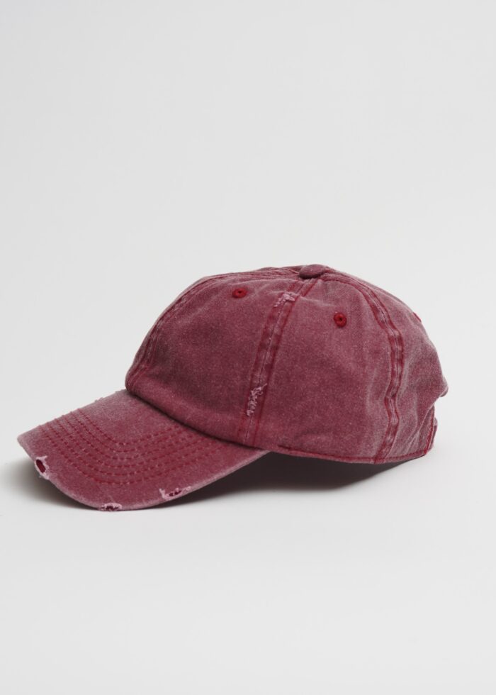 Maroon Vintage  Hat - Image 2