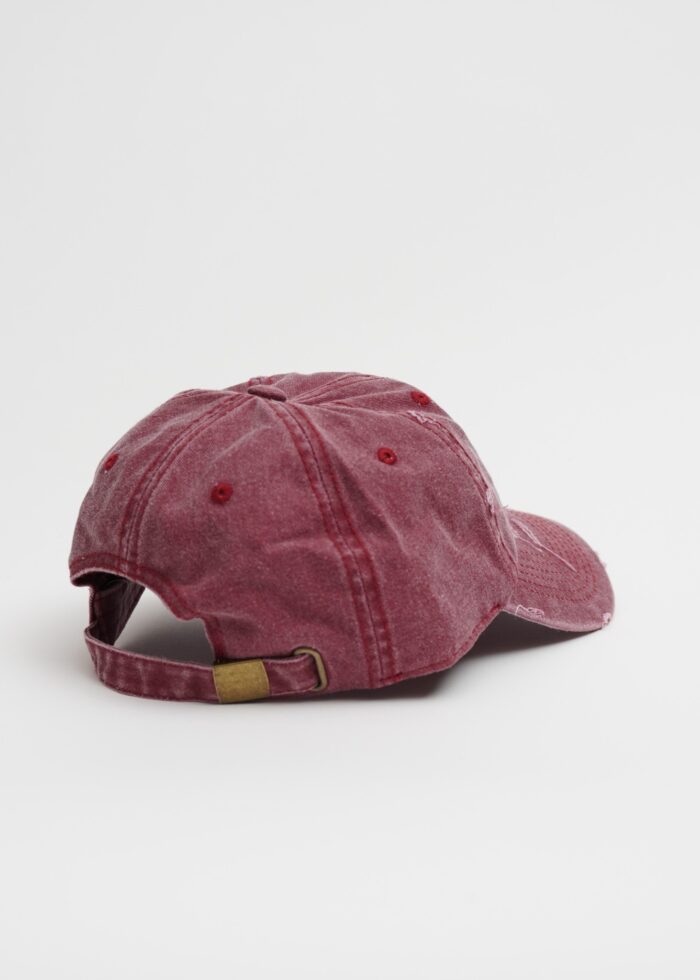 Maroon Vintage  Hat - Image 3