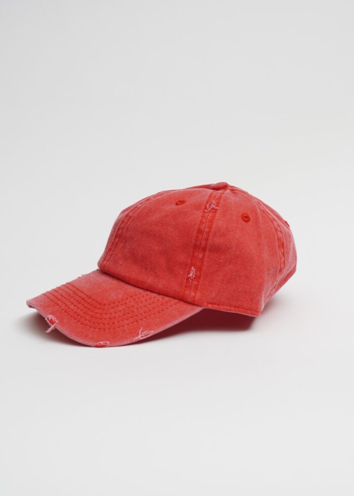 Red Vintage  Hat - Image 3