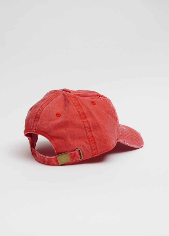 Red Vintage  Hat - Image 2