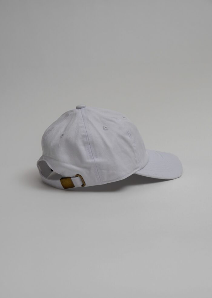 White Vintage  Hat - Image 3