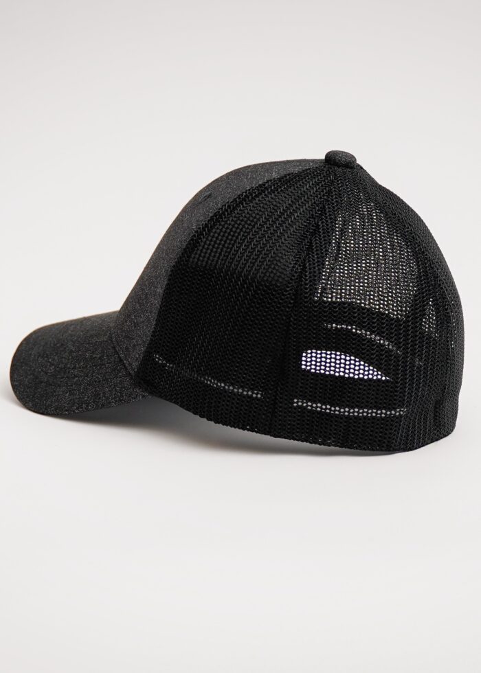 Black Trucker Hat - Image 3