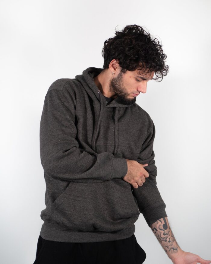 Charcoal Heavy Blend Fleece Hooded SweatShirt